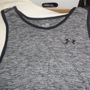 UNDER ARMOUR ATHLETIC SHIRT TANK TOP GRAY SIZE LARGE